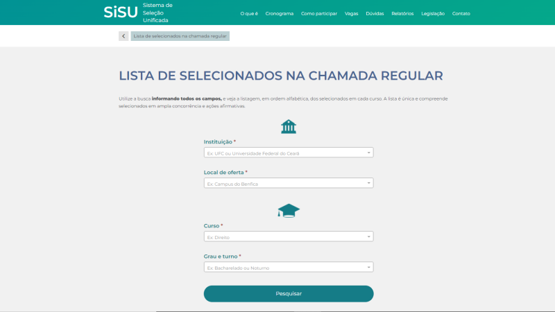 Simulador do SISU: Como funciona?